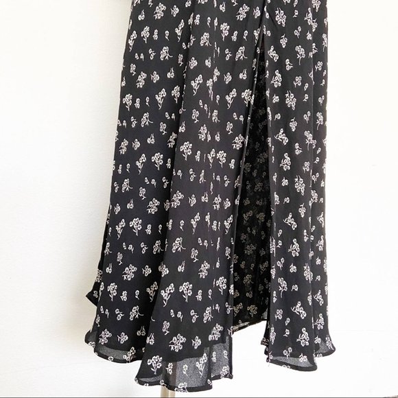 Rare REFORMATION Jaz Wrap Dress Black Size XS - Picture 6 of 13